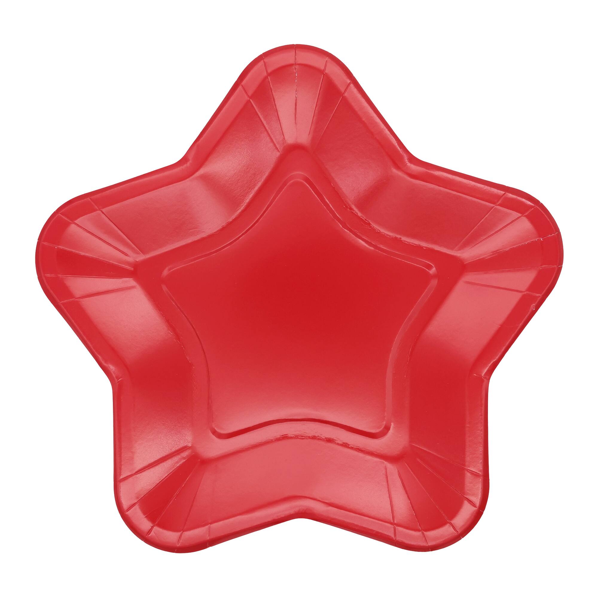 10" Red Star Dinner Plates, 10ct. by Celebrate It™